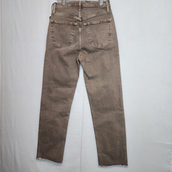 Re/Done 70s High Rise Short Jeans Washed Chocolate Sz 25 NWT - Picture 3 of 7